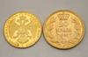 Appraisal: COINS - Lot of Yugoslavia gold coins Dinara Dukat