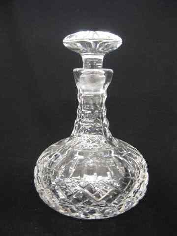 Appraisal: Waterford Cut Crystal ''Lismore'' Decanter ship style signed - ''