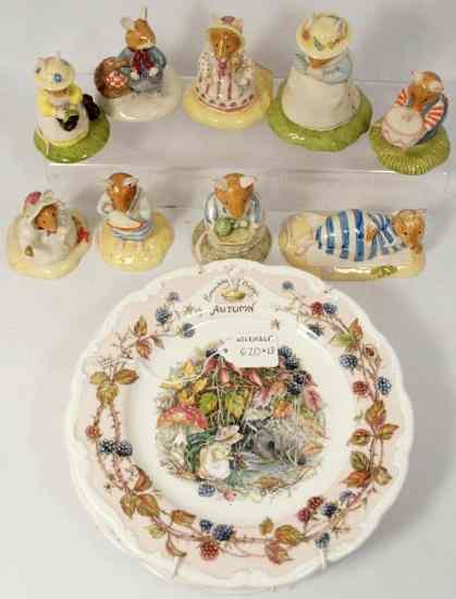 Appraisal: A collection of Royal Doulton Brambly Hedge Figures to include