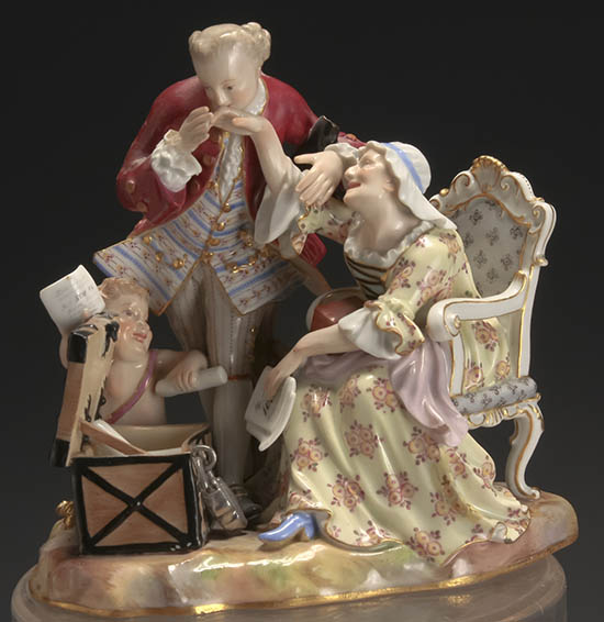 Appraisal: Lot Property of Various Owners Meissen Figural Group of Old