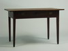 Appraisal: WORK TABLE - Country Hepplewhite period cherry work table two