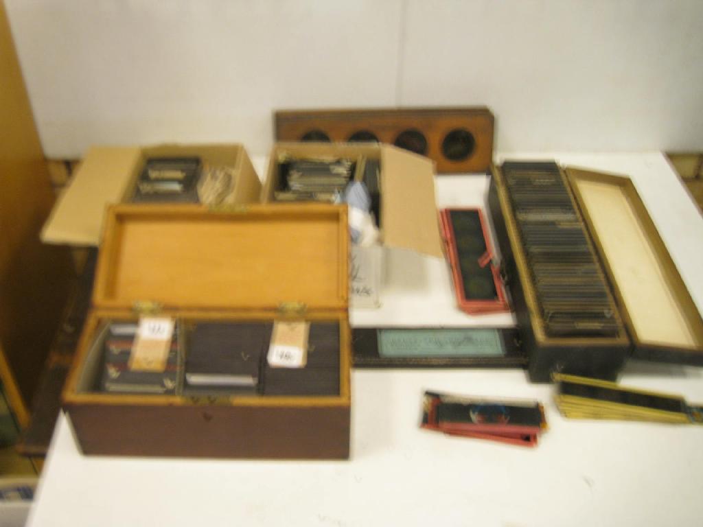 Appraisal: Several boxes of various Lantern Slides