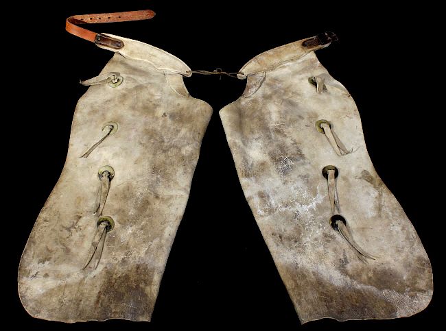 Appraisal: RARE Jack Connolly Batwing Chaps - Montana Up for sale