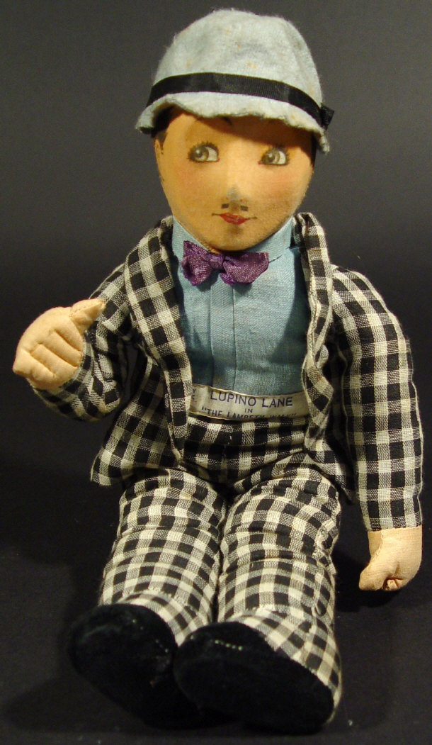 Appraisal: Deans Rag Book Lupino Lane cloth doll manufacturers label to