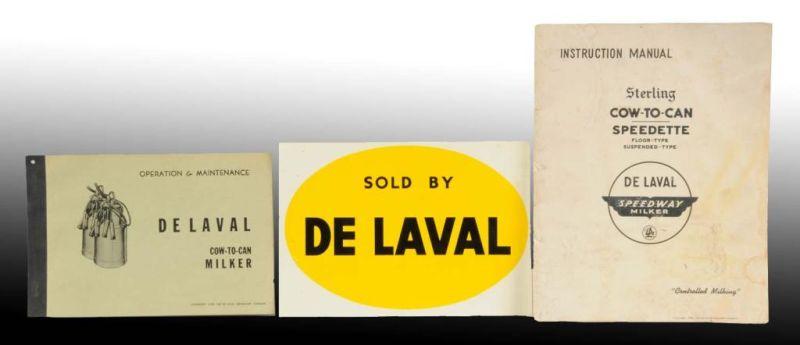 Appraisal: Lot of De Laval Advertising Items Description s Includes two