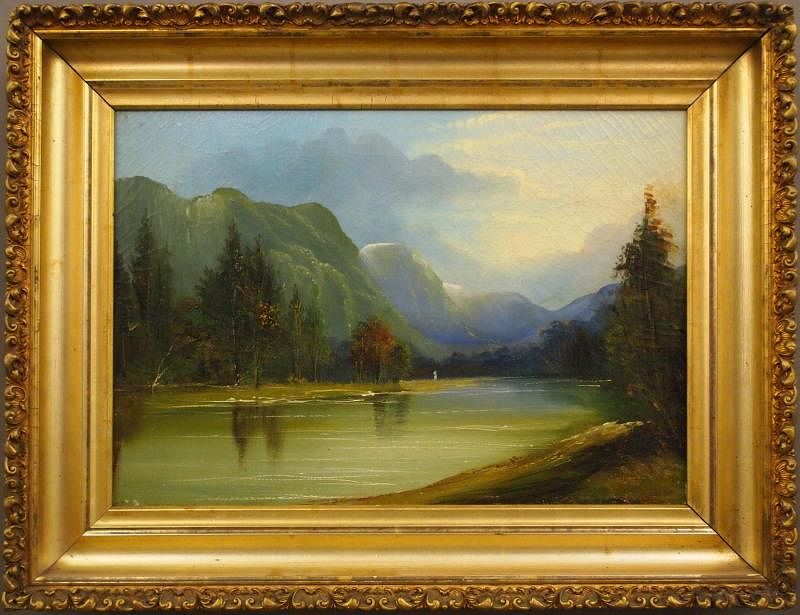 Appraisal: American Western landscape Yosemite Valley A late th century American