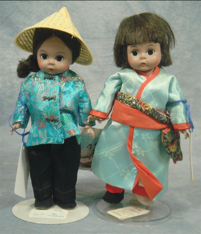 Appraisal: Madame Alexander Dolls Japan and China all hard plastic all