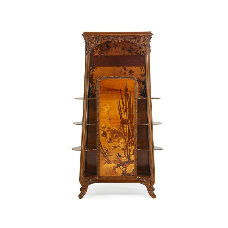 Appraisal: LOUIS MAJORELLE Etag re LOUIS MAJORELLE - Fine marquetry tag