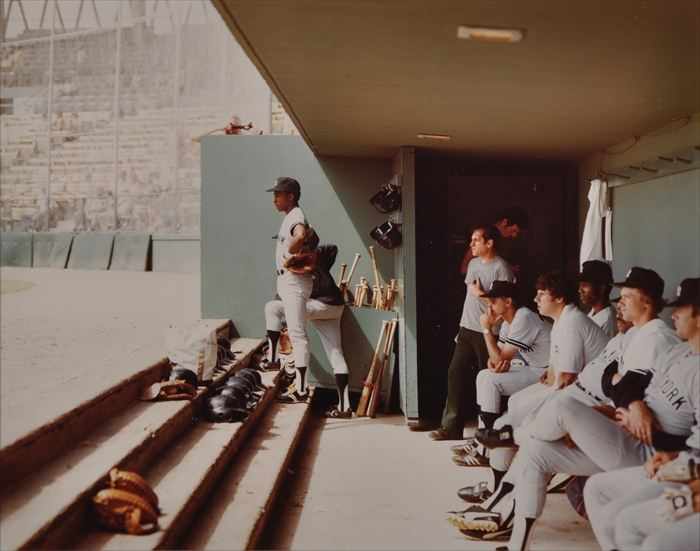 Appraisal: STEPHEN SHORE b IN THE DUGOUT YANKEES SPRING TRAINING Cibachrome