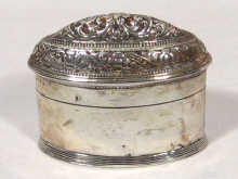 Appraisal: An Indian silver spice box circa