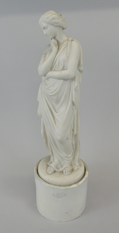 Appraisal: A Victorian Parian figure modelled in the form of a