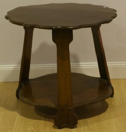 Appraisal: An Arts Crafts mahogany occasional table cm wide cm deep