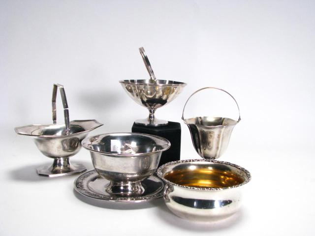 Appraisal: Group of sterling silver tableware including a Gorham sterling fruit