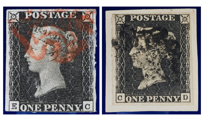 Appraisal: Penny Black Stamps