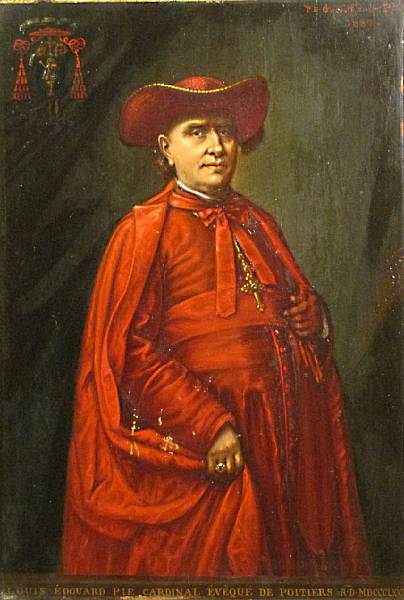 Appraisal: French School late th Century A portrait of Cardinal Louis-