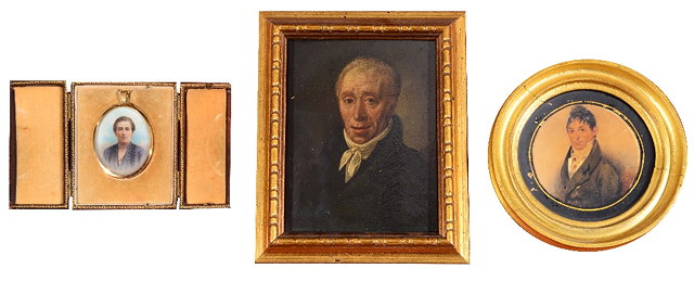 Appraisal: CONTINENTAL SCHOOL EARLY TH CENTURYPortrait of a gentleman wearing dark