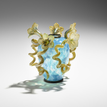 Appraisal: Dale Chihuly SKY BLUE PICCOLO VENETIAN WITH PEARL LILIES USA