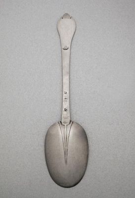 Appraisal: A William III spoon pricked 'WC' over 'IR' over '