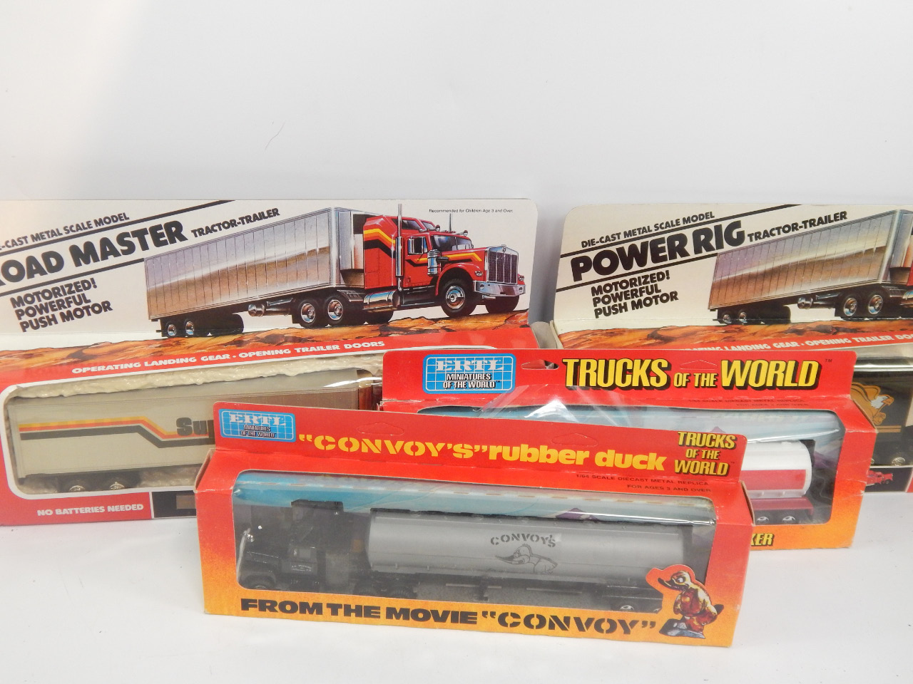 Appraisal: Various die cast lorries to include a Tekno long trailer