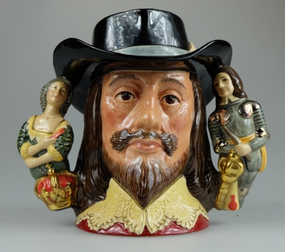 Appraisal: Royal Doulton Large Two Handled Character Jug King Charles I