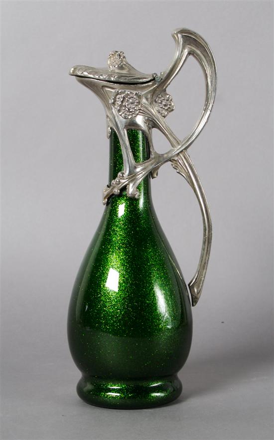 Appraisal: An Austrian Art Nouveau Ewer Height inches