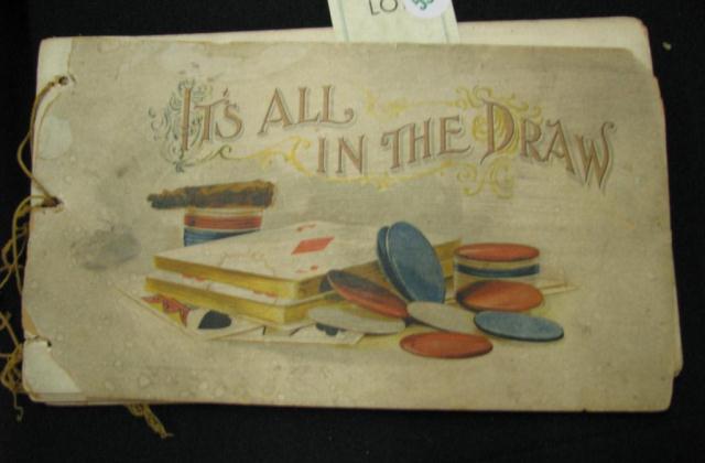 Appraisal: 'It's All in the Draw' rare heavy card stock leaflet