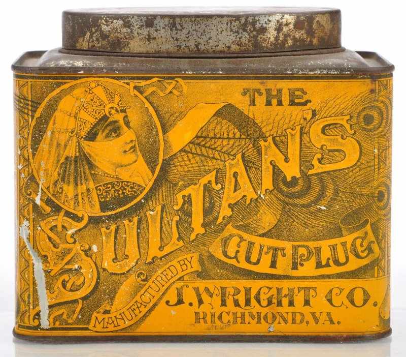 Appraisal: Sultan s Cut Plug Slip Top Tobacco Tin Description Pre-