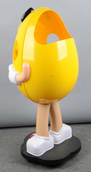 Appraisal: M M Candy Figural Plastic Floor Display Yellow peanut M