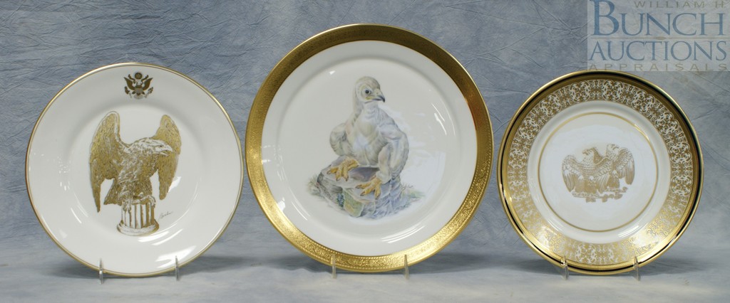 Appraisal: Patriotic collector plates Boehm Young America collector plate limited edition