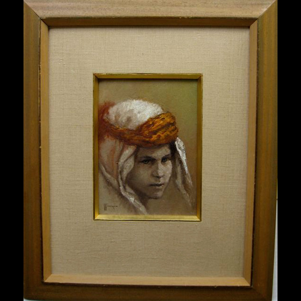 Appraisal: PERSIAN GIRL SUNNY WEINTRAUB TH CENTURY ISRAELI OIL ON BOARD