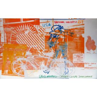 Appraisal: After Robert Rauschenberg American - Color poster USA National Gallery