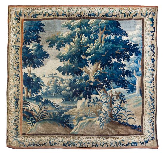 Appraisal: Sale Lot A Continental Wool Tapestry th century depicting a