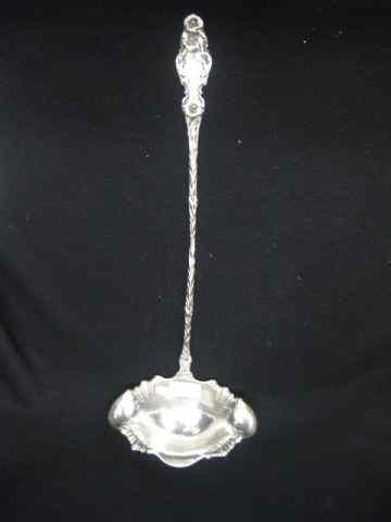 Appraisal: Sterling Silver ''Lily'' Punch Ladle '' Long after market casting