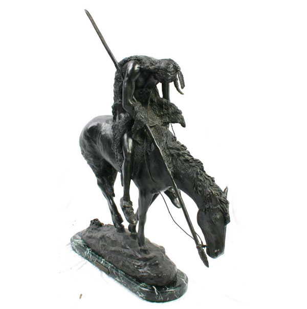 Appraisal: James Earle Fraser American - End of the Trail bronze