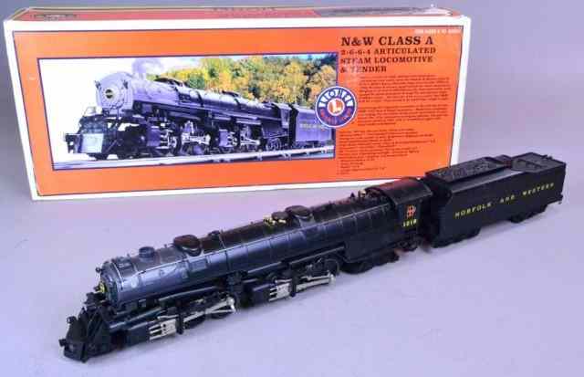 Appraisal: LIONEL N W CLASS A LOCOMOTIVE TENDERLionel Norfolk Western Class