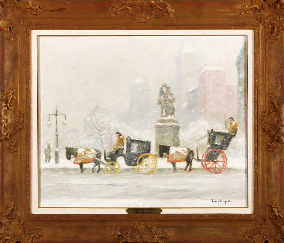 Appraisal: Guy Carleton Wiggins American New York - Gay Nineties oil