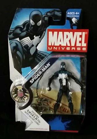 Appraisal: Black Costume Spider-Man Marvel Universe Includes S H I E