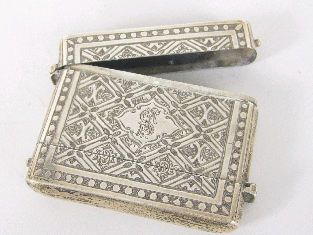 Appraisal: A Victorian double ended Match or Butt Mark Holder with