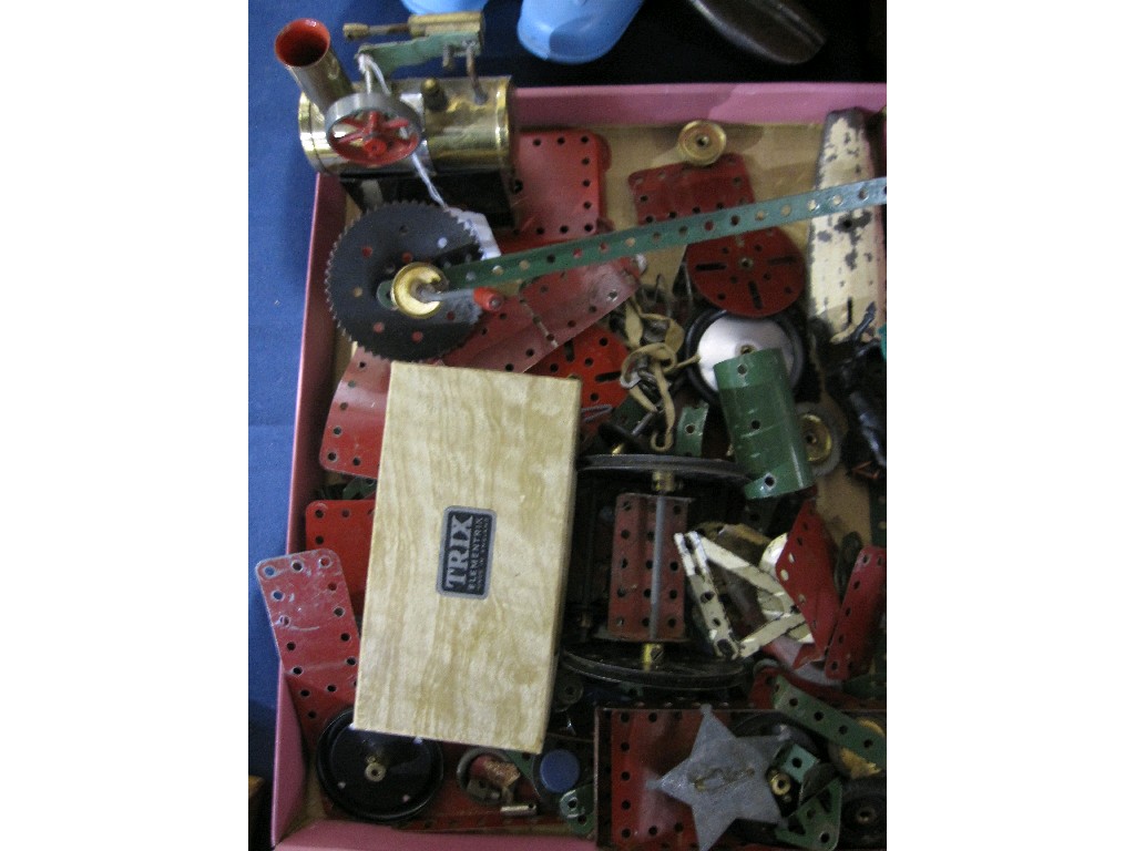 Appraisal: Lot comprising Mamod model steam engine and a quantity of