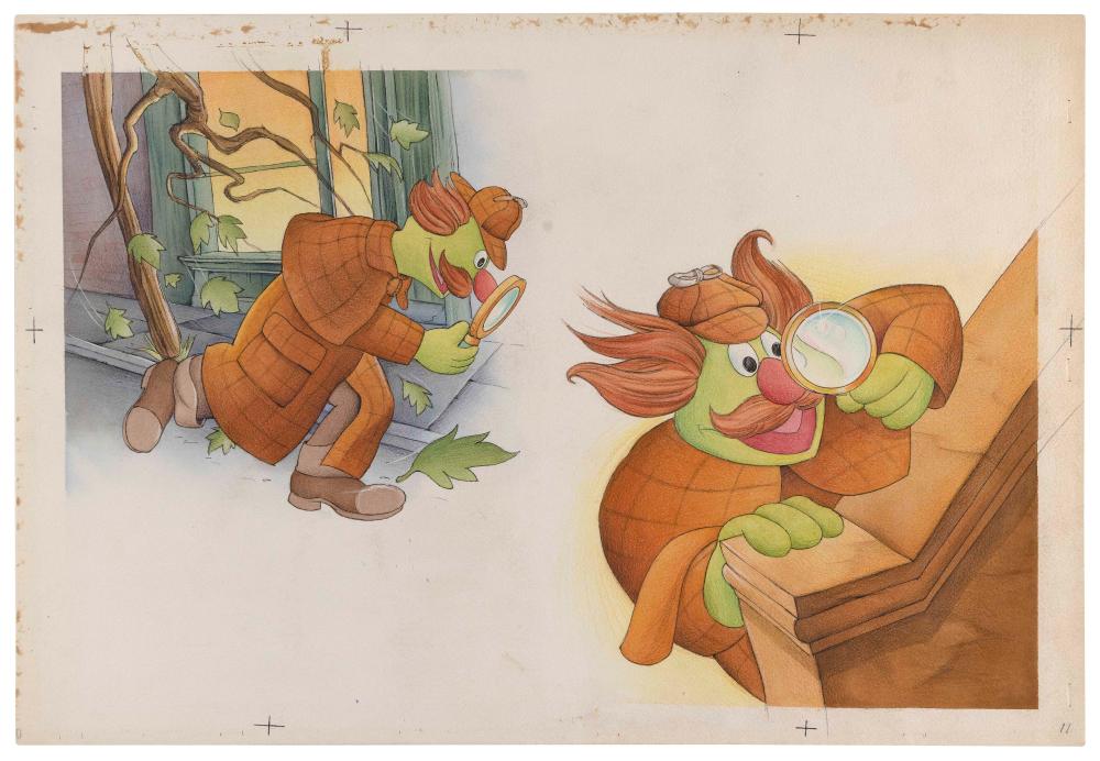 Appraisal: ORIGINAL BOOK ILLUSTRATIONS FEATURING JIM HENSON'S SESAME STREET MUPPETS Original