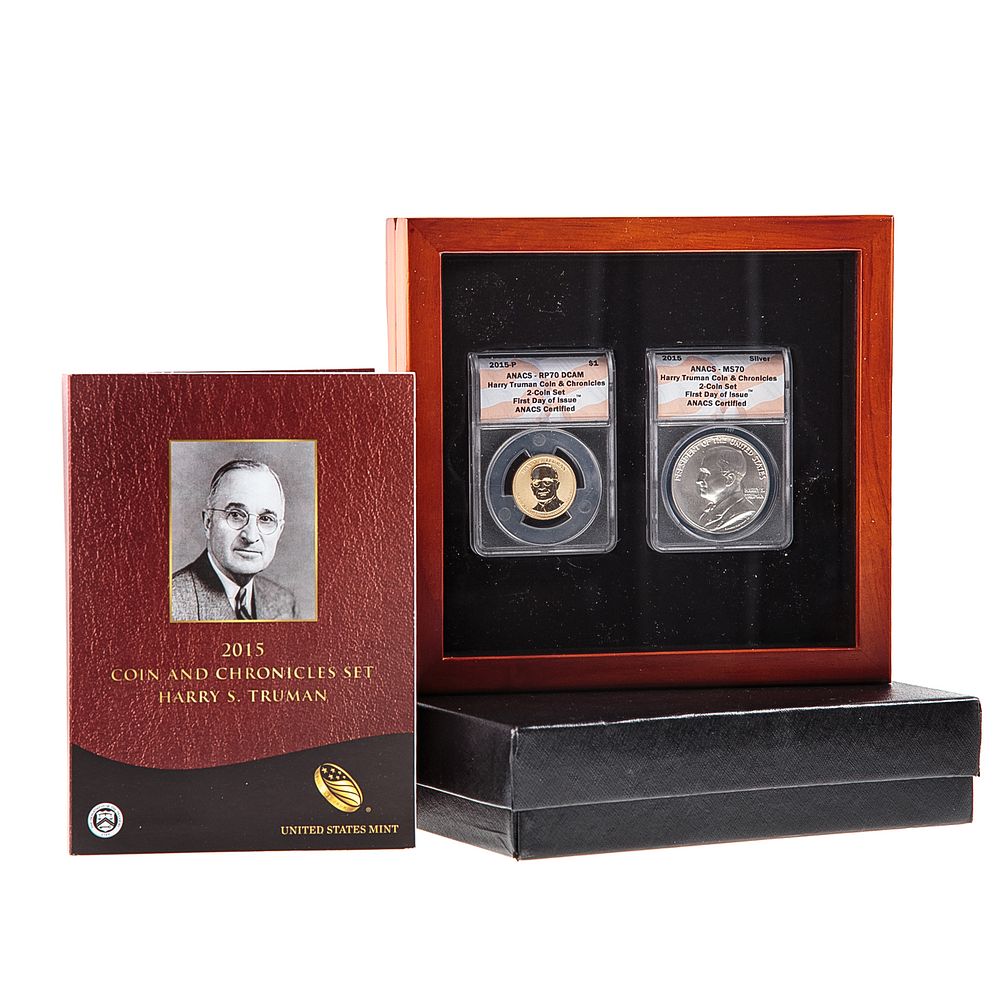 Appraisal: Harry Truman Coin Chronicle Set - ANACS This lot has