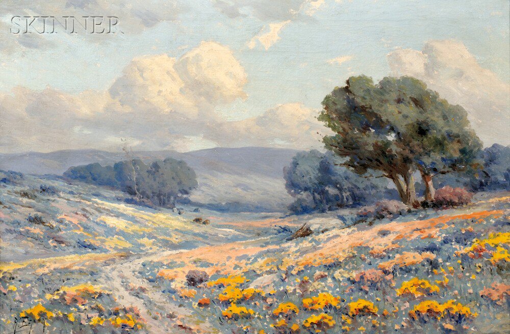 Appraisal: Angel De Service Espoy American - California Wildflowers in Bloom