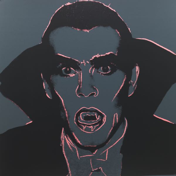 Appraisal: AFTER ANDY WARHOL AMERICAN - x Dracula Screenprint in colors