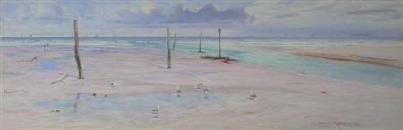 Appraisal: CHARLES SIM MOTTRAM BRITISH FL - BREEZY DAY HAYLE CORNWALL