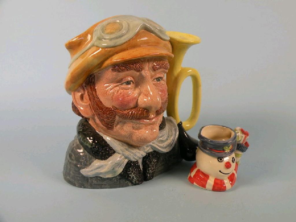 Appraisal: A large Royal Doulton character jug The Veteran Motorist and