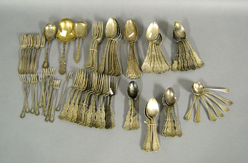 Appraisal: American sterling silver flatware to include Reed Barton La Contesse