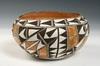 Appraisal: ZUNI BOWL - th c coil made decorated Zuni bowl