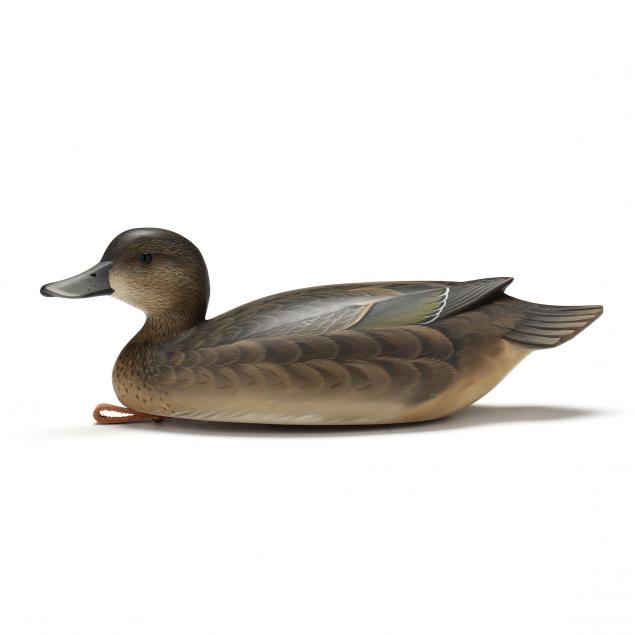 Appraisal: GEORGE STRUNK NJ B HEN GREEN-WINGED TEAL Glendora New Jersey