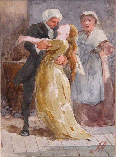 Appraisal: Artist Absolon John British - Title Gentleman Dancing with Swooning