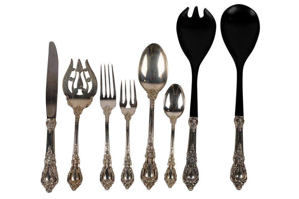 Appraisal: LUNT STERLING FLATWARE SERVICEEloquence pattern with maker's marks further marked